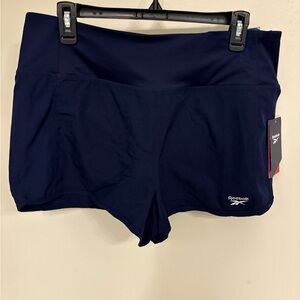 Reebok Blue Athletic Shorts Performance Fit